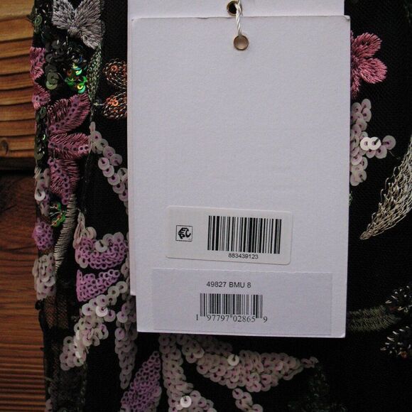 Mac Duggal 49827 Spaghetti Strap Bustier Embroidered Applique Gown - Picture 16 of 16